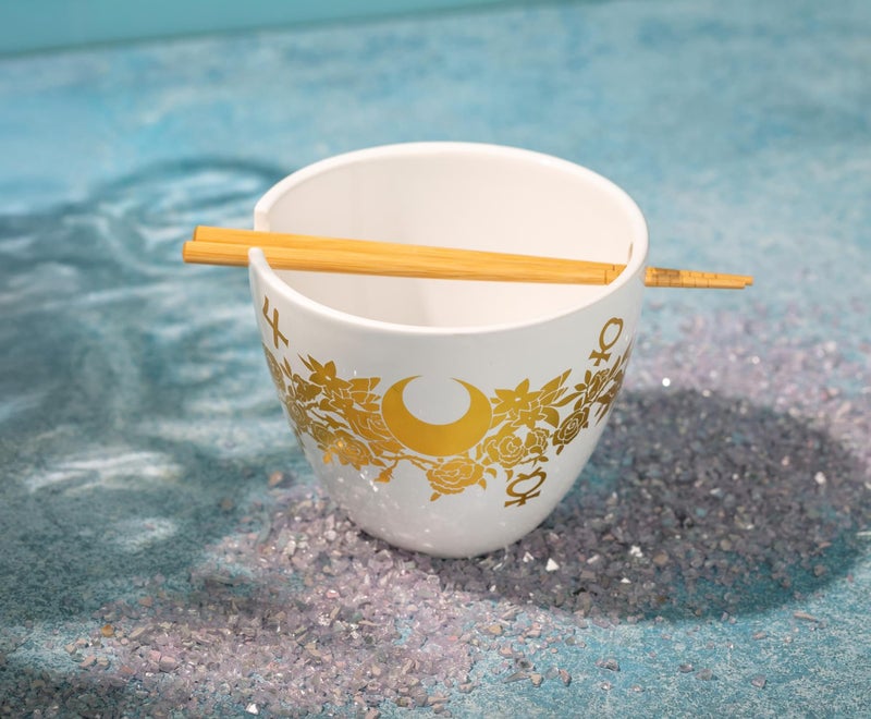 JUST FUNKY Sailor Moon Crystal 16 Ounce Ramen Bowl with Chopsticks - Image 4